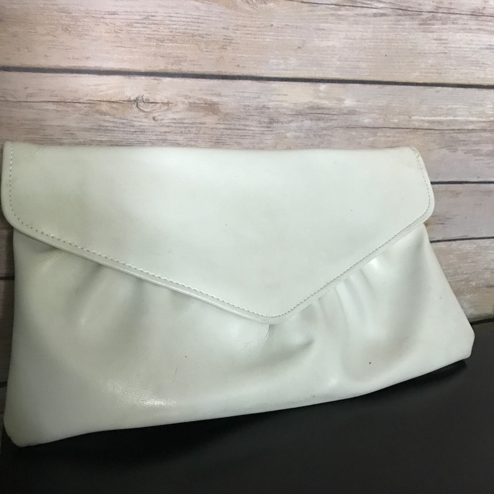 Vintage white envelope purse